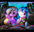 Size: 4750x4500 | Tagged: safe, artist:zombie, dj pon-3, vinyl scratch, oc, oc:nixie, pony, unicorn, absurd resolution