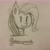 Size: 2976x2976 | Tagged: safe, artist:antique1899, fluttershy, pegasus, pony, belarusian, choker, monochrome, sketch, solo, traditional art