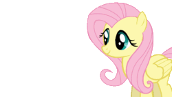 Size: 1280x720 | Tagged: safe, fluttershy, pegasus, pony, :t, adobe animate, animated, boop, confused, cute, female, floating, food, frightened, frown, looking at something, looking down, mare, nose wrinkle, open mouth, potato, raised hoof, scrunchy face, shyabetes, simple background, smiling, solo, spooky, surprised, transparent background, wat, wavy mouth, wide eyes