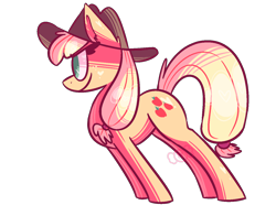 Size: 1400x1100 | Tagged: safe, artist:flutteringpie, applejack, earth pony, pony, simple background, solo, transparent background