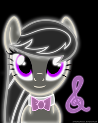 Size: 2928x3661 | Tagged: safe, artist:zantyarz, octavia melody, earth pony, pony, cutie mark, neon, solo