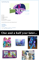 Size: 800x1250 | Tagged: safe, brushable, equestria daily, meta, sethisto, text, toy