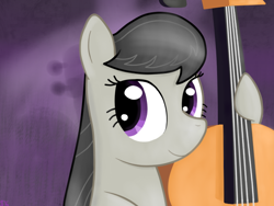 Size: 640x480 | Tagged: safe, artist:sutekh94, octavia melody, earth pony, pony, female, gradient background, mare, solo