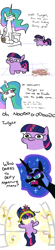 Size: 848x3878 | Tagged: safe, artist:jargon scott, nightmare moon, princess celestia, twilight sparkle, unicorn twilight, oc, oc:puddle worms™, alicorn, pony, unicorn, worm, comic:puddle worms™, friendship is magic, :t, angry, bust, comic, confused, crying, cute, dialogue, dirt, earthworm, element of generosity, element of honesty, element of kindness, element of laughter, element of loyalty, element of magic, elements of harmony, eyes closed, eyeshadow, female, floating, frown, funny, funny as hell, glare, glow, glowing eyes, glowing worms, implied nightmare moon, implied princess luna, lidded eyes, looking down, makeup, mare, offscreen character, onomatopoeia, open mouth, pointing, sad, sadorable, sharp teeth, simple background, sitting, smiling, teary eyes, teeth, text, twiabetes, twiggie, wat, weh, white background, worried