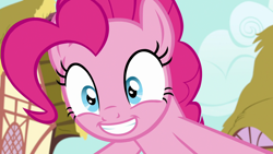 Size: 1920x1080 | Tagged: safe, screencap, pinkie pie, earth pony, pony, fame and misfortune, faic, out of context, solo