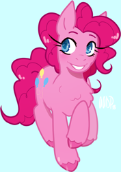 Size: 690x976 | Tagged: safe, artist:alvrexadpot, pinkie pie, earth pony, pony, cutie mark, fluffy, hooves, solo