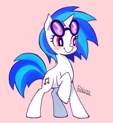 Size: 500x541 | Tagged: safe, artist:rikuta, dj pon-3, vinyl scratch, pony, unicorn, female, horn, mare, solo