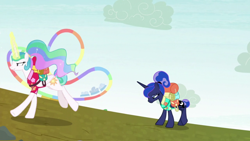 Size: 1920x1080 | Tagged: safe, screencap, princess celestia, princess luna, alicorn, pony, between dark and dawn