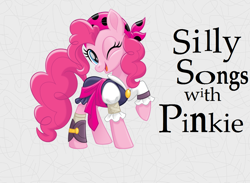 Size: 1236x905 | Tagged: artist needed, safe, edit, pinkie pie, earth pony, pony, pirate, silly songs, silly songs with pinkie, song in the comments, veggietales