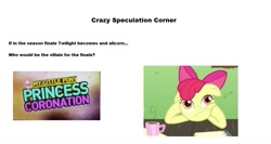 Size: 1068x570 | Tagged: safe, apple bloom, alicorn drama, meta, speculation, text