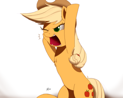 Size: 2600x2080 | Tagged: safe, artist:j24262756, applejack, earth pony, pony, female, mare, solo