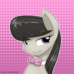 Size: 1024x1024 | Tagged: safe, artist:neoncel, octavia melody, earth pony, pony, bowtie, female, looking at you, mare, solo