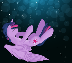 Size: 4000x3500 | Tagged: safe, artist:jbond, artist:shawarmacat, artist:skaily armor, derpibooru import, dusk shine, prince dusk, twilight sparkle, twilight sparkle (alicorn), alicorn, pony, collaboration, falling, rule 63, solo, space