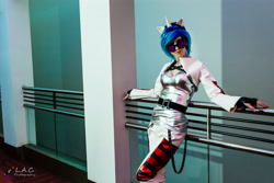 Size: 5038x3359 | Tagged: safe, artist:pyrotempertantrum, dj pon-3, vinyl scratch, human, absurd resolution, clothes, cosplay, irl, irl human, photo