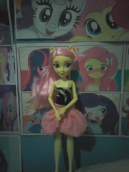 Size: 1920x2560 | Tagged: safe, fluttershy, equestria girls, clothes, doll, dress, equestria girls dolls, toy