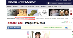 Size: 775x407 | Tagged: safe, screencap, alicorn drama, david tennant, know your meme, meta, tennantface