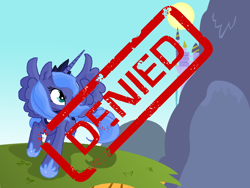 Size: 640x480 | Tagged: safe, pony, luna's quest, mane, meta, text