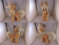 Size: 1597x1199 | Tagged: safe, artist:little-broy-peep, applejack, pony, irl, photo, plushie, solo