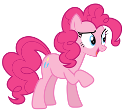 Size: 6573x6029 | Tagged: safe, artist:estories, pinkie pie, earth pony, pony, absurd resolution, simple background, solo, transparent background, vector