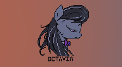 Size: 1060x586 | Tagged: safe, artist:lucario84, octavia melody, earth pony, pony, i am octavia, minecraft, minecraft pixel art, pixel art, recreation, solo