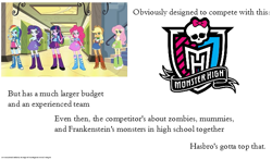 Size: 653x383 | Tagged: safe, equestria girls, eqg promo pose set, equestria girls drama, hasbro, meta, monster high, text