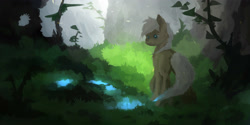 Size: 4000x2000 | Tagged: safe, artist:fuzzyfox11, applejack, earth pony, pony, nature, solo