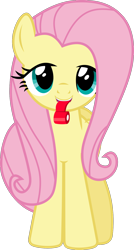 Size: 846x1575 | Tagged: safe, artist:frownfactory, fluttershy, pegasus, pony, .svg available, cute, female, looking at you, mare, shyabetes, simple background, solo, svg, transparent background, vector, whistle