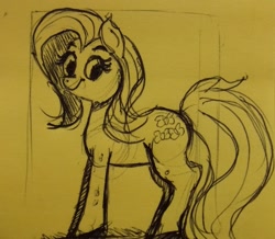 Size: 901x786 | Tagged: safe, fluttershy, pegasus, pony, cute, note, post-it, smiling, solo