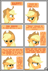 Size: 3254x4837 | Tagged: safe, artist:gutovi, applejack, earth pony, pony, comic:why me!?, angry, comic, dream