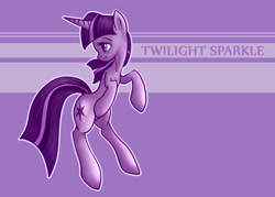 Size: 1453x1038 | Tagged: safe, artist:neohooves, derpibooru import, twilight sparkle, pony, unicorn, female, mare, multicolored mane, purple coat, solo