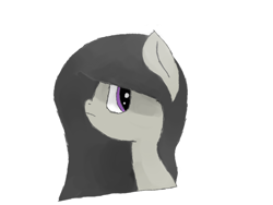 Size: 800x600 | Tagged: safe, artist:elvinenchant, octavia melody, earth pony, pony, alternate hairstyle, simple background, solo