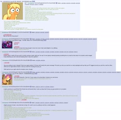 Size: 1453x1450 | Tagged: safe, /mlp/, artifact, cool story bro, greentext, meta, old as dirt, spaghetti, text, vulgar