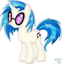 Size: 4826x5000 | Tagged: safe, artist:mixiepie, dj pon-3, vinyl scratch, pony, unicorn, absurd resolution, background pony, music, simple background, solo, sunglasses, transparent background, wub