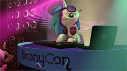 Size: 1920x1080 | Tagged: safe, artist:indexpony, dj pon-3, vinyl scratch, pony, unicorn, 3d, source filmmaker