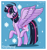 Size: 4097x4321 | Tagged: safe, artist:mlp-mckenna-starling, derpibooru import, twilight sparkle, twilight sparkle (alicorn), alicorn, pony, absurd resolution, raised hoof, snow, snowfall, solo, spread wings