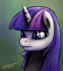 Size: 711x809 | Tagged: safe, artist:liracrown, derpibooru import, twilight sparkle, bust, portrait, solo