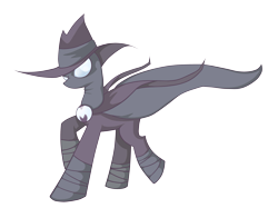 Size: 4175x3269 | Tagged: safe, artist:lexcreatrix, mare do well, pony, clothes, costume, female, hat, mare, simple background, solo, transparent background