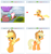 Size: 540x578 | Tagged: safe, derpibooru import, applejack, minty, earth pony, pony, g3, derpibooru, exploitable meme, juxtaposition, juxtaposition win, meta