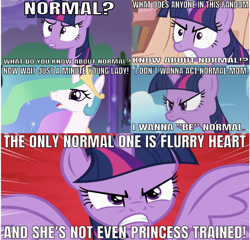 Size: 647x622 | Tagged: safe, edit, edited screencap, editor:undeadponysoldier, screencap, princess celestia, twilight sparkle, twilight sparkle (alicorn), unicorn twilight, alicorn, pony, unicorn, twilight's kingdom, angry, comic, female, helen parr, implied flurry heart, mare, mom, momlestia, normal, reference, screencap comic, the incredibles, violet parr
