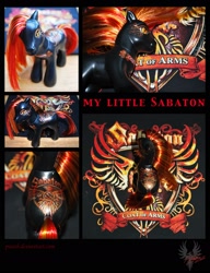 Size: 1680x2184 | Tagged: safe, g3, custom, irl, meta, photo, sabaton, toy