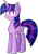 Size: 1132x1637 | Tagged: safe, artist:cinnajen, derpibooru import, twilight sparkle, twilight sparkle (alicorn), alicorn, pony, heart eyes, simple background, solo, transparent background, wingding eyes