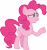 Size: 6210x6541 | Tagged: safe, artist:sinkbon, pinkie pie, earth pony, pony, the maud couple, absurd resolution, simple background, solo, transparent background, vector