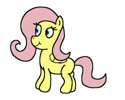 Size: 1000x800 | Tagged: safe, artist:amateur-draw, fluttershy, pegasus, pony, 1000 hours in ms paint, downvote bait, female, mare, missing cutie mark, ms paint, simple background