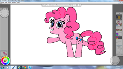 Size: 1366x768 | Tagged: artist needed, safe, pinkie pie, oc, earth pony, pony, crossover, sonic the hedgehog (series)