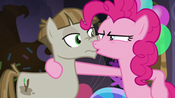 Size: 1920x1080 | Tagged: safe, screencap, mudbriar, pinkie pie, earth pony, pony, the maud couple, out of context