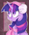 Size: 4108x5000 | Tagged: safe, artist:allisonbacker, derpibooru import, twilight sparkle, absurd resolution, chest fluff, fluffy, hat, santa hat, solo, tongue out