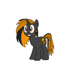 Size: 2000x2000 | Tagged: safe, artist:lucky light, oc, oc only, oc:radek, pony, happy, simple background, solo, white background