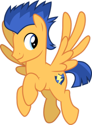 Size: 1280x1728 | Tagged: safe, artist:cloudyglow, flash sentry, pegasus, the last problem, .ai available, flying, looking back, male, simple background, smiling, solo, stallion, transparent background, vector