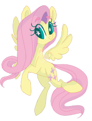 Size: 1024x1346 | Tagged: safe, artist:sambathebunny, fluttershy, pegasus, pony, cute, eye clipping through hair, eyebrows, female, floating wings, head turn, looking at you, looking sideways, mare, simple background, smiling, solo, spread wings, starry eyes, transparent background, wingding eyes, wings