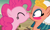 Size: 1124x665 | Tagged: safe, artist:bigpurplemuppet99, pinkie pie, somnambula, earth pony, pony, shadow play, blushing, female, kissing, lesbian, pinkambula, shipping